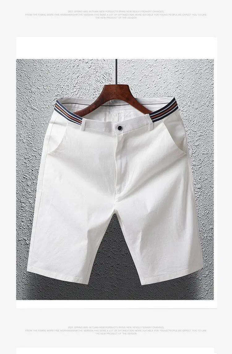 Men's Casual Elastic-Waist Shorts