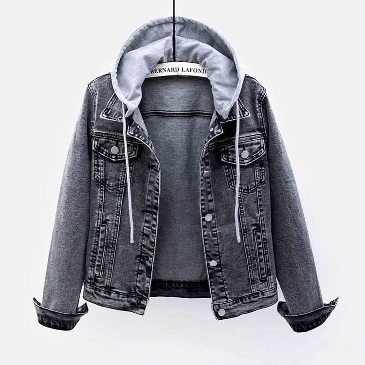 Slim Cropped Denim Jacket