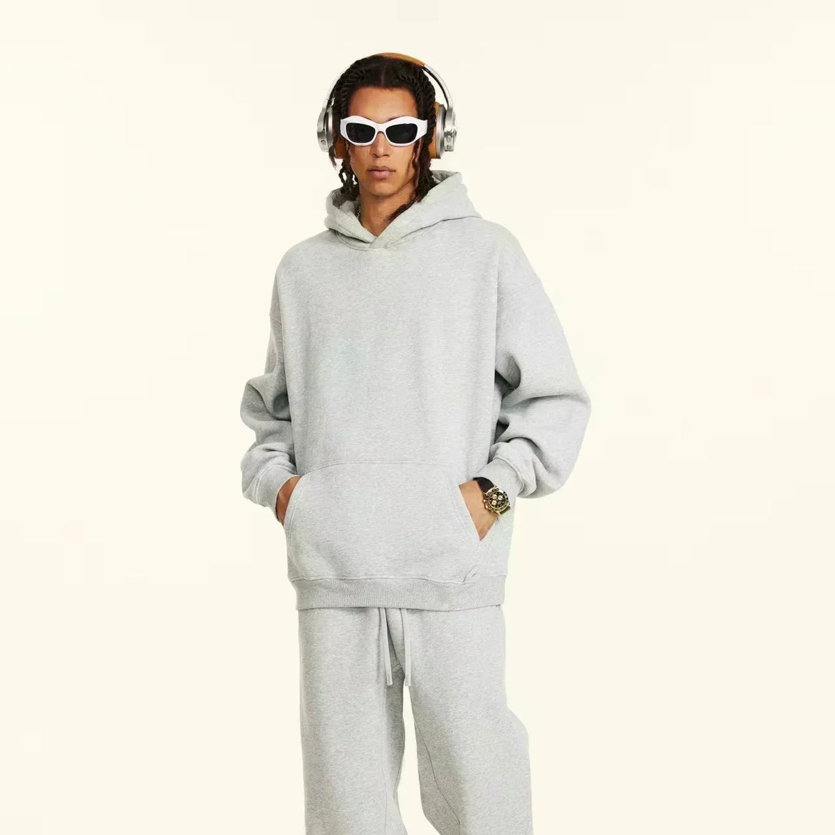Men's and Women's Sweatshirts - Men's Casual Trendy Loose-Fitting Trendy Couple's Fashionable T-Shirts - Hooded Sweatshirts