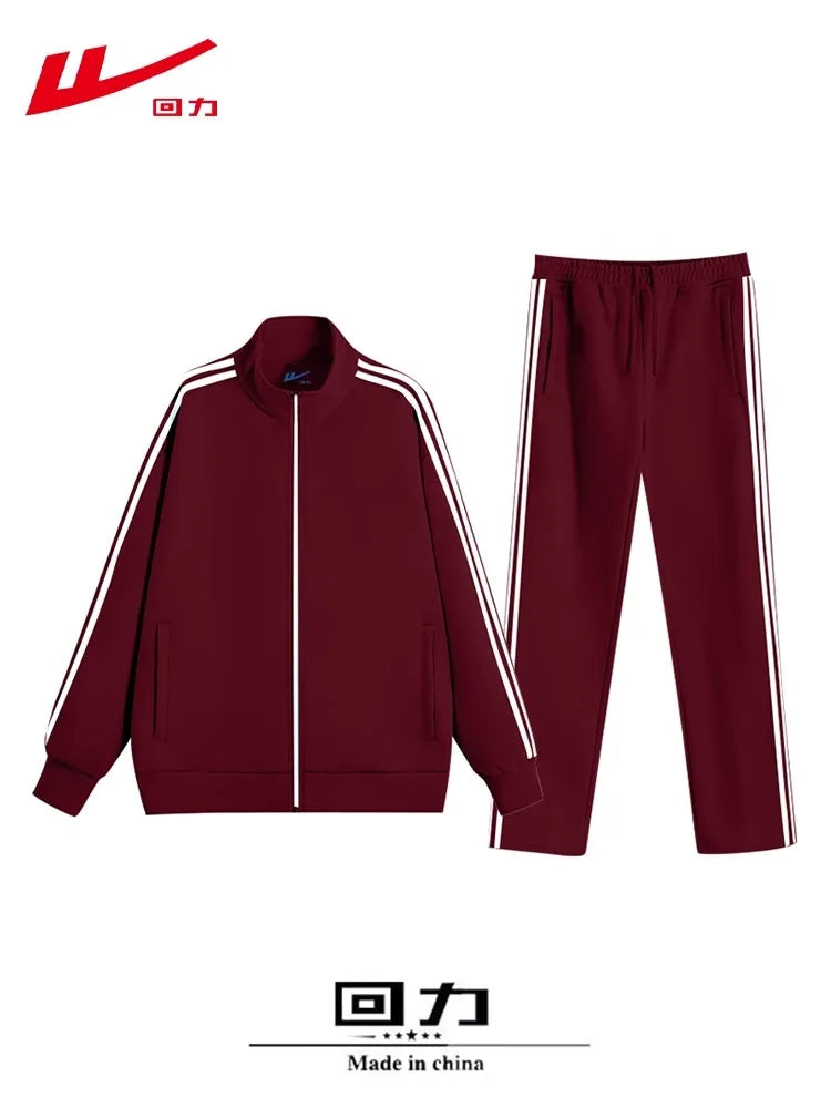 Women's Thickened Fleece Lined Sweatshirt And Pants Sporty Casual Outfit Two Piece Set Trendy Spring Autumn Winter Wear