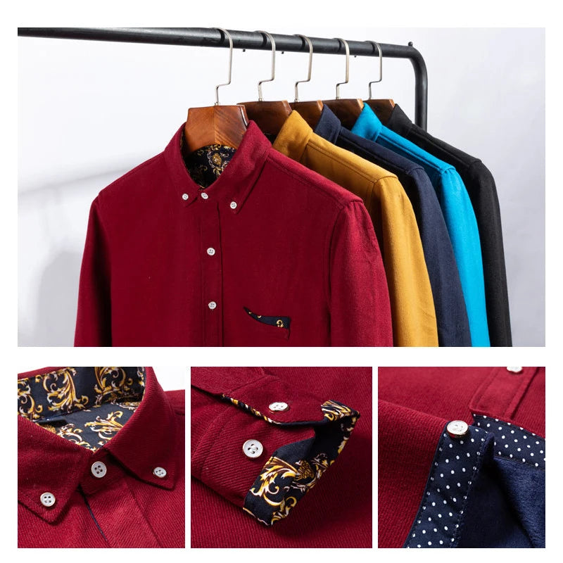 Men's Casual Long-Sleeve Shirt