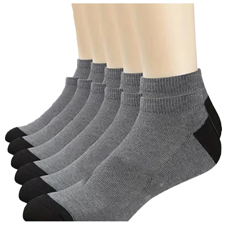 Men's Mid-Calf Sports Socks, 5 Pairs