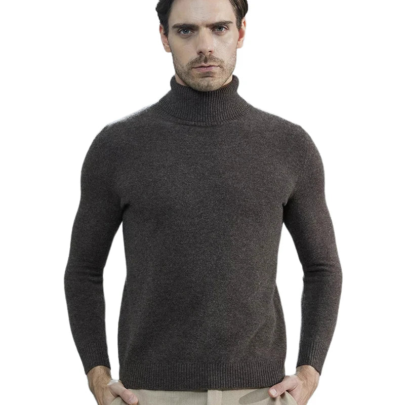 Men's Thick Turtleneck Sweater