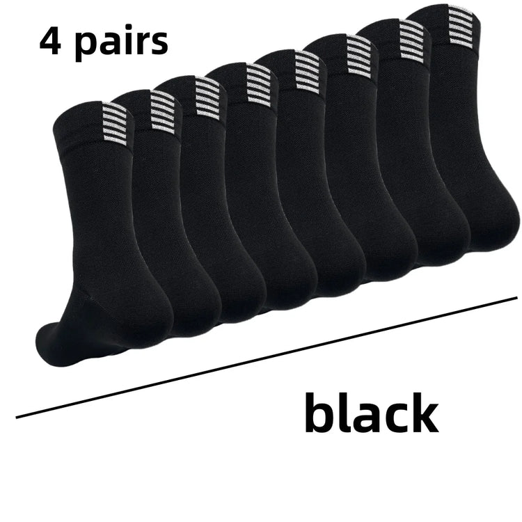 Quick-Dry Cycling Socks, 4 Pairs