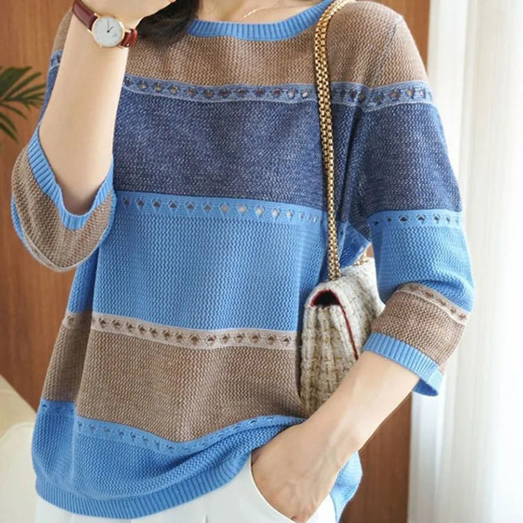 Striped Crewneck Sweater