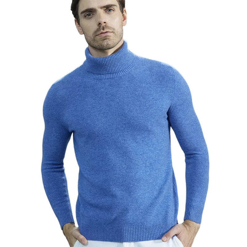 Men's Thick Turtleneck Sweater