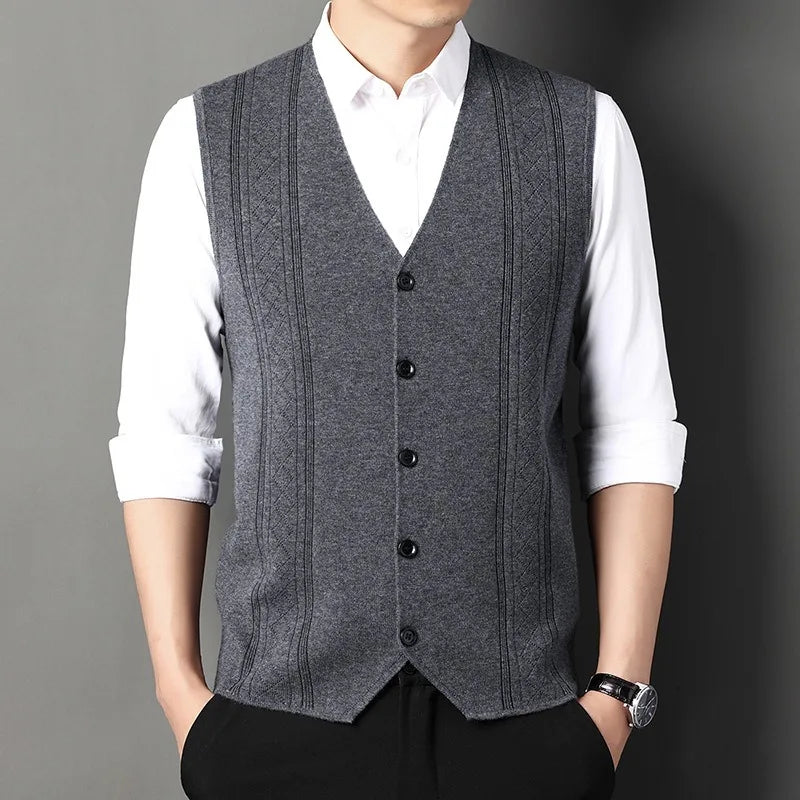 Men's Knit Sweater Vest