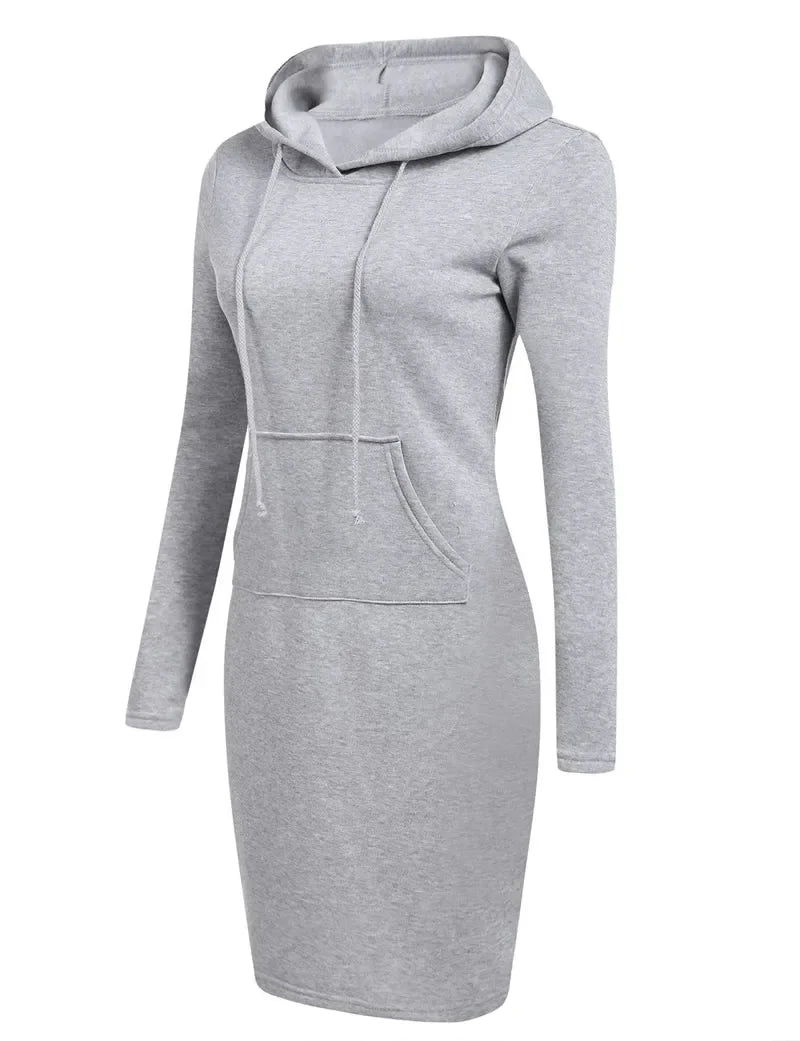 Hooded Sweatshirt Dress