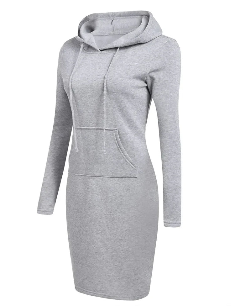 Hooded Sweatshirt Dress