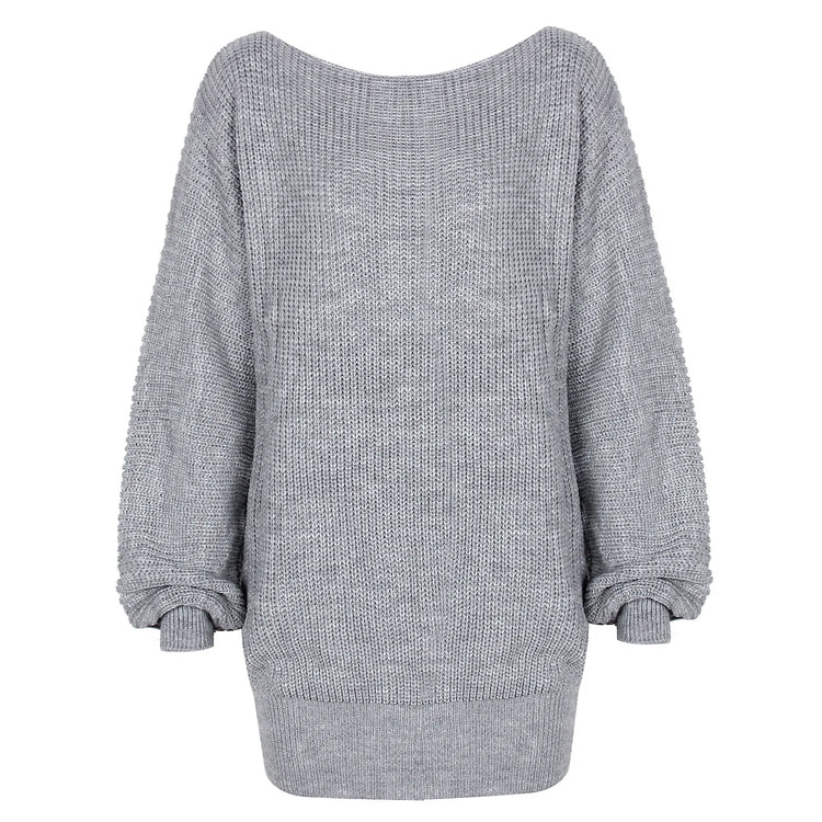 Loose Knit Sweater Mini Dress