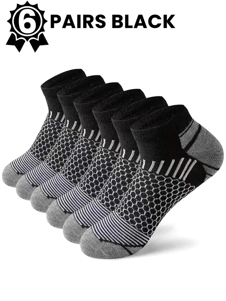 Men's Athletic Ankle Socks, 12 Pairs