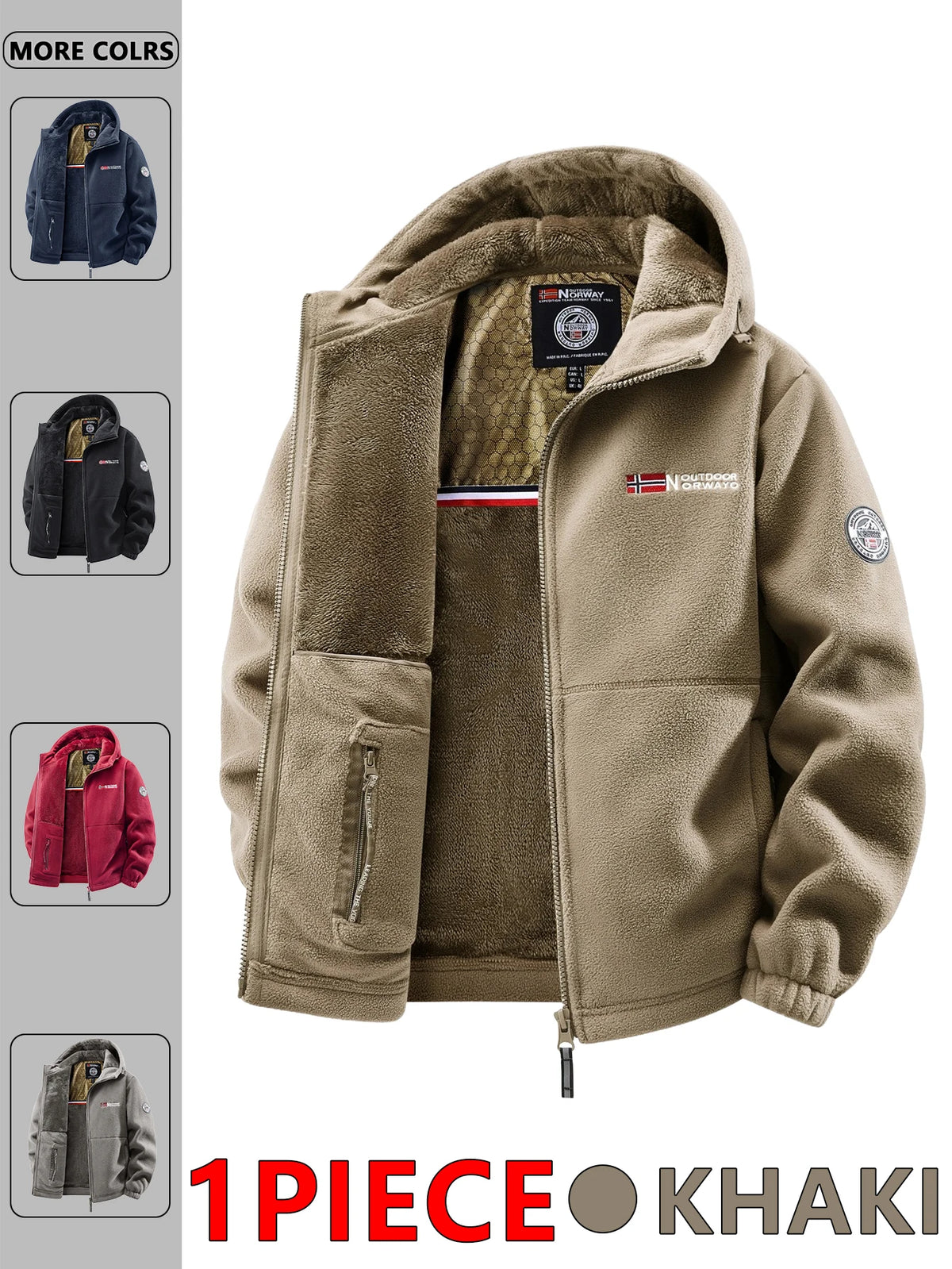 Men's Outdoor Hooded Jacket
