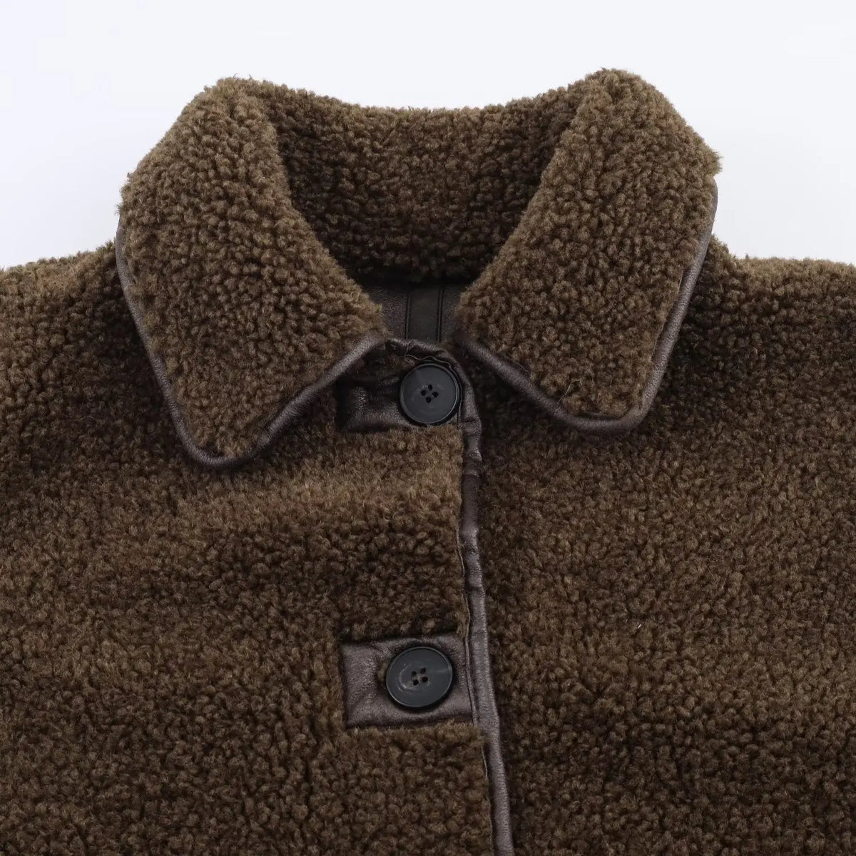 HH Woman Fashion Casual Street Style Jackets Women Lapel Single Breasted Pocket Decoration Coat Long Sleeve Winter Warm Jacket