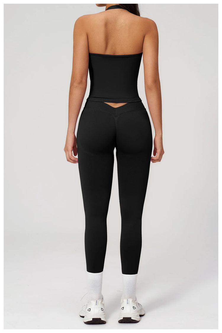 Slim Solid Two-Piece Set