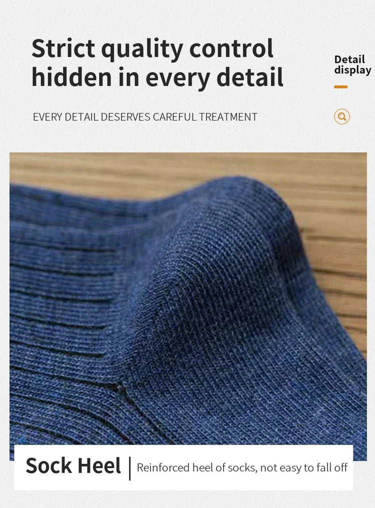 Men's Vintage Athletic Socks, 5 Pairs