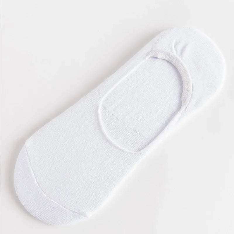 Men's No-Show Boat Socks, 5 Pairs