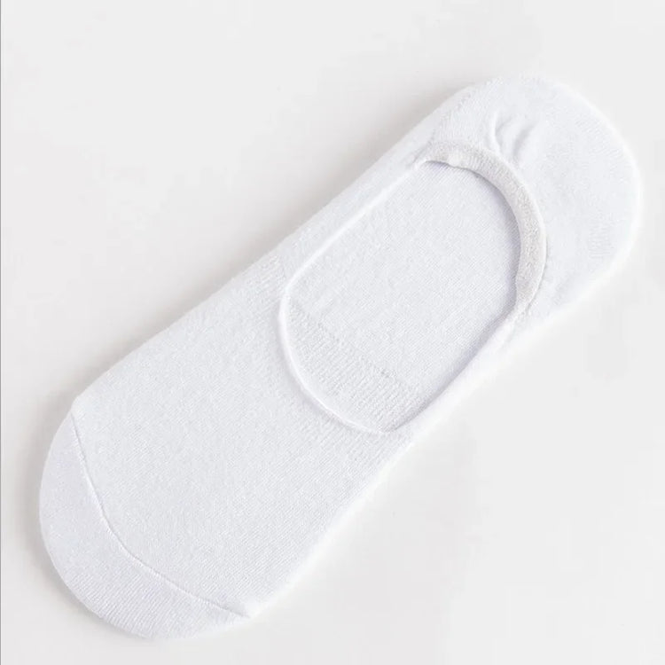 Men's No-Show Boat Socks, 5 Pairs