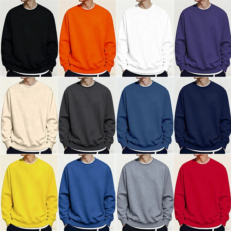 Men's Loose Pullover Sweatshirt Top