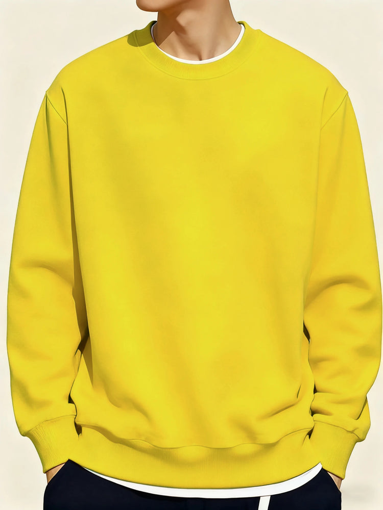 Men's Loose Pullover Sweatshirt Top