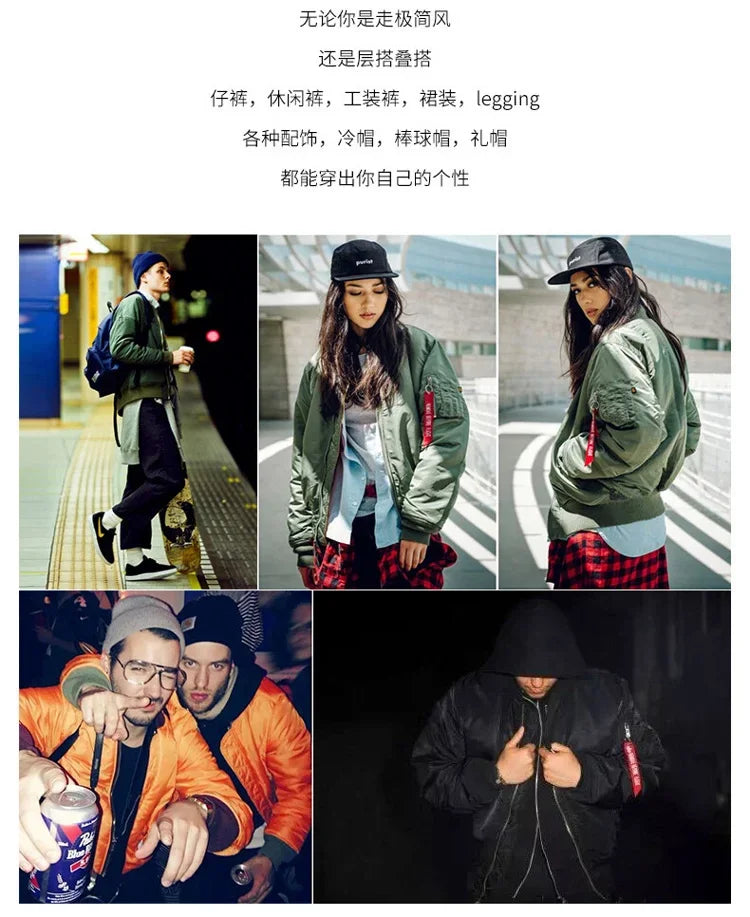 Men's Motorcycle Bomber Jacket