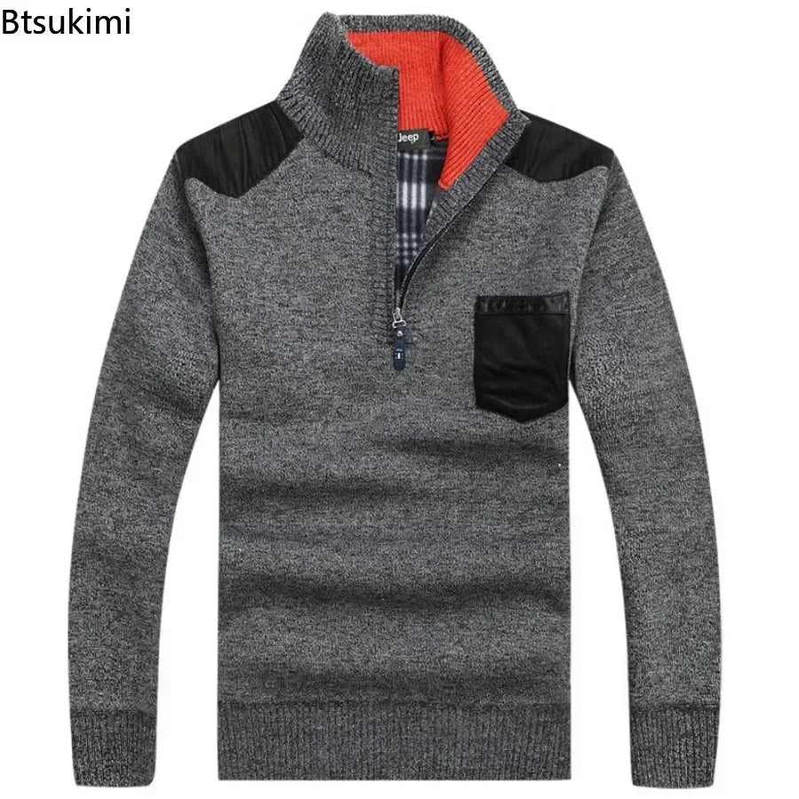 Men's Half-Zip Fleece Sweater