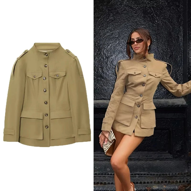 Khaki Trench Coat