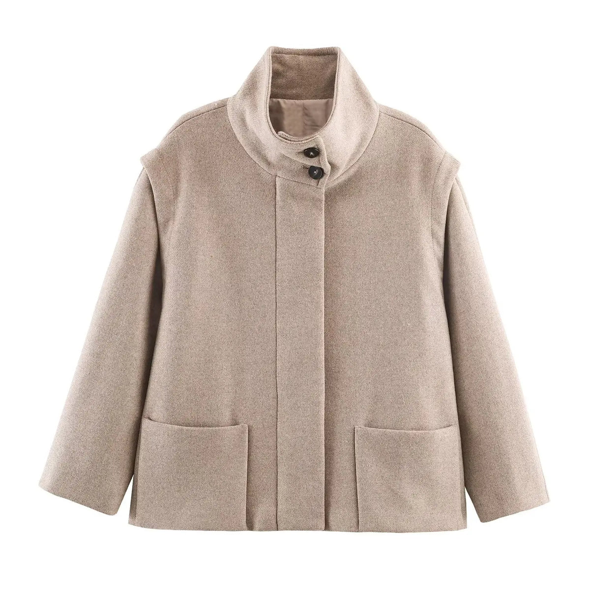 High-Collar Short Jacket