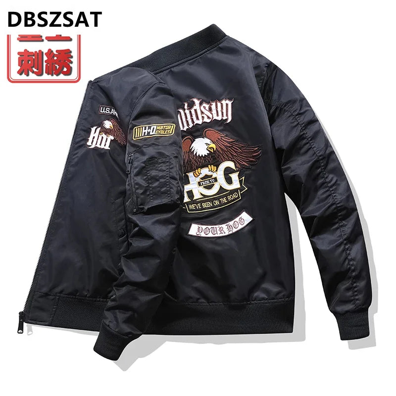 Men's Motorcycle Bomber Jacket