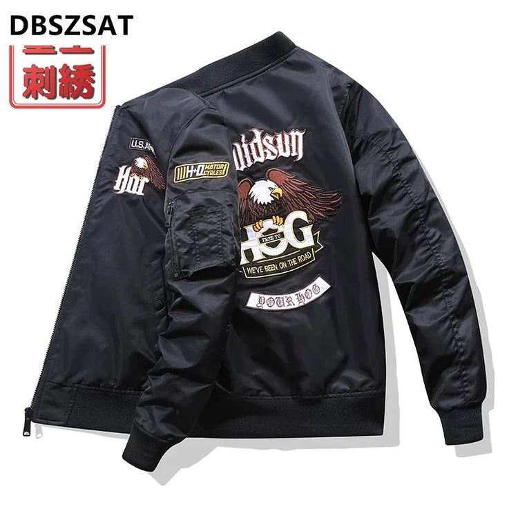 Men's Motorcycle Bomber Jacket