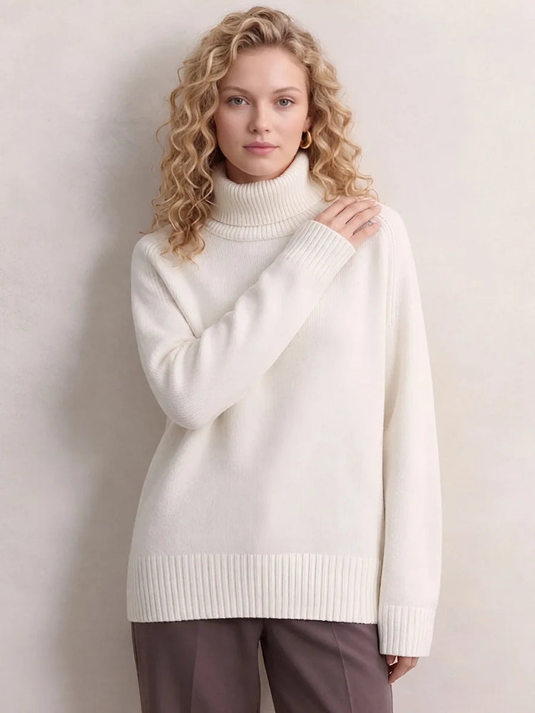 Oversized Chunky Turtleneck Sweater