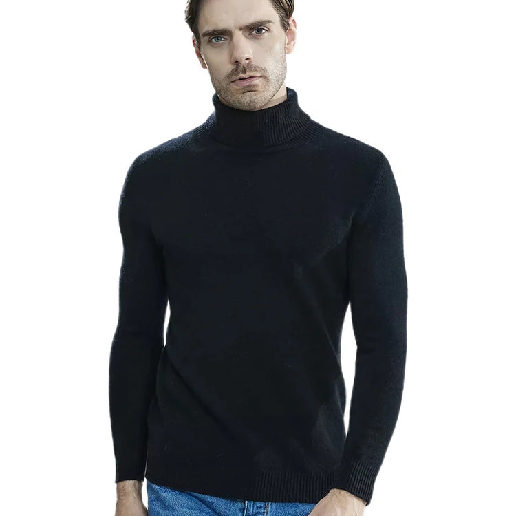 Men's Thick Turtleneck Sweater