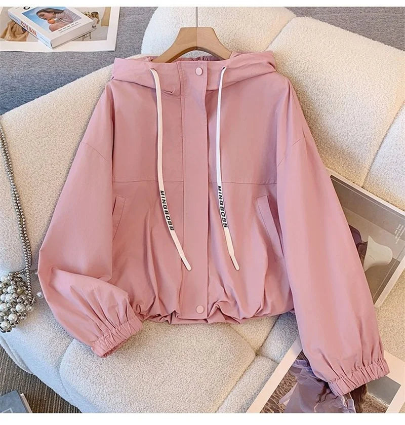 Hooded Windbreaker Jacket