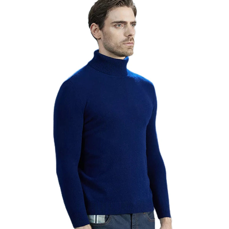 Men's Thick Turtleneck Sweater