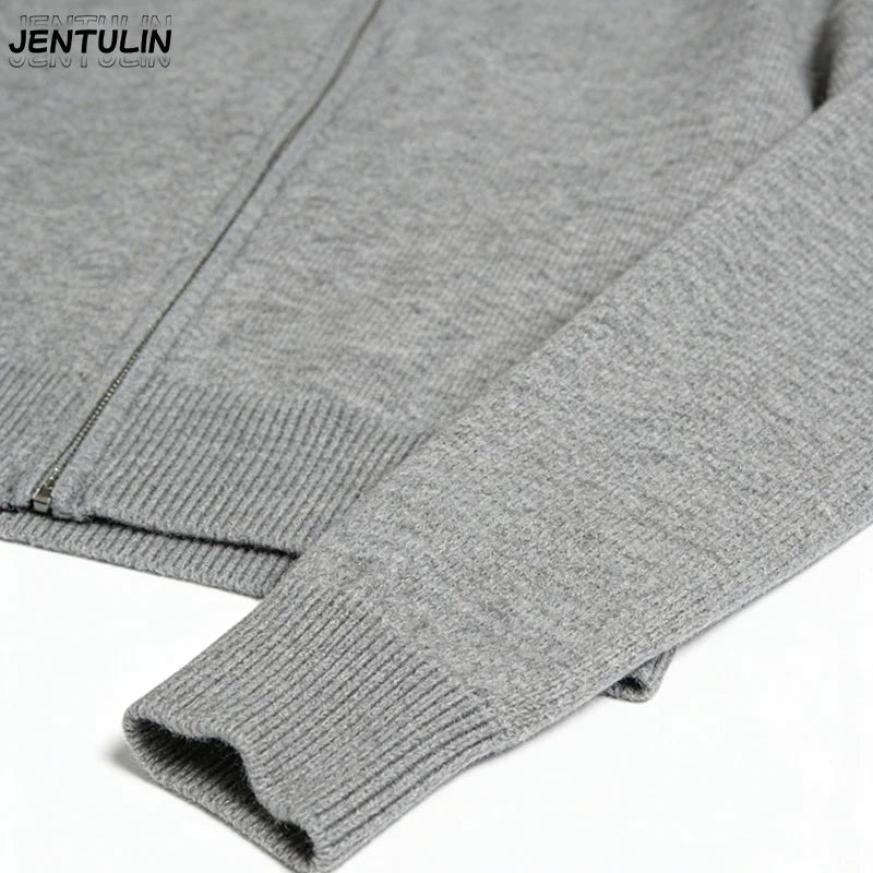 Men's Jacquard Letter Sweater