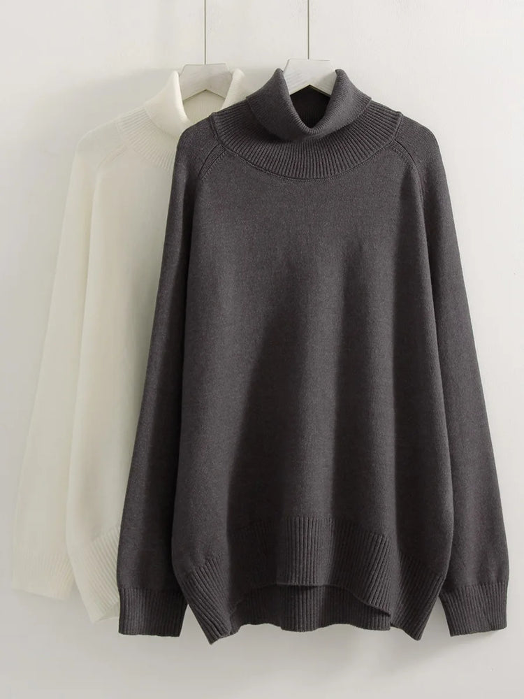 Oversized Chunky Turtleneck Sweater