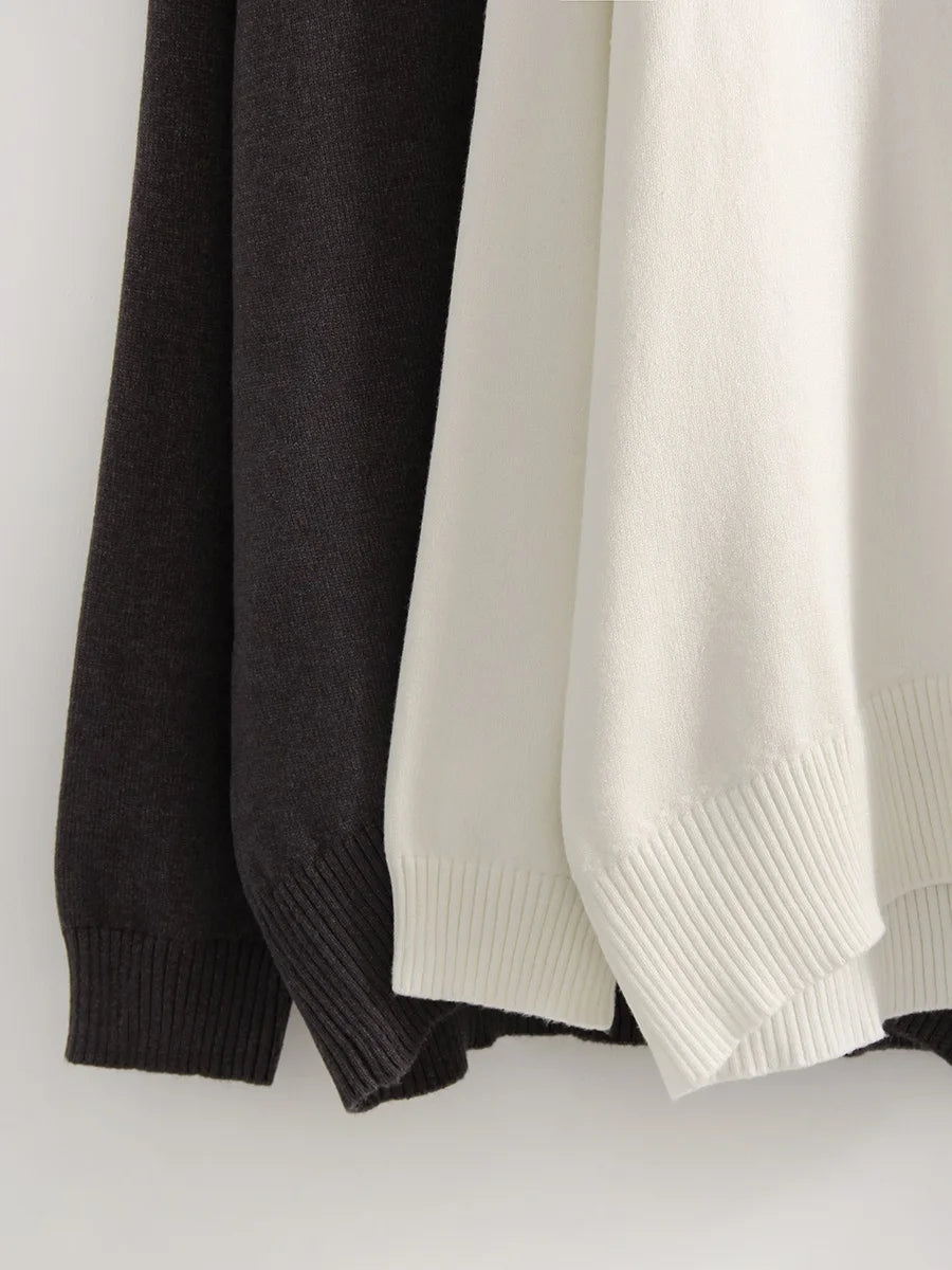 Oversized Chunky Turtleneck Sweater