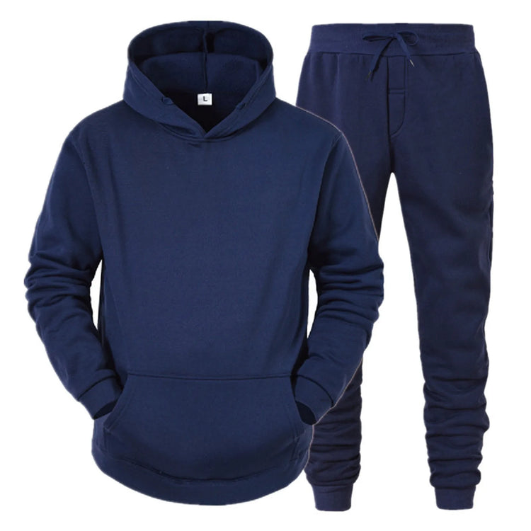 Men's Sporty Hoodie & Pants Set