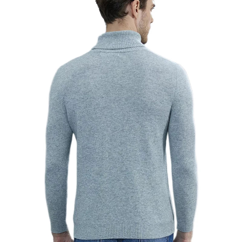 Men's Thick Turtleneck Sweater