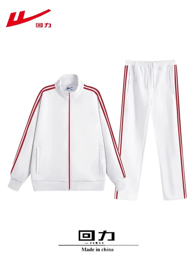 Women's Thickened Fleece Lined Sweatshirt And Pants Sporty Casual Outfit Two Piece Set Trendy Spring Autumn Winter Wear