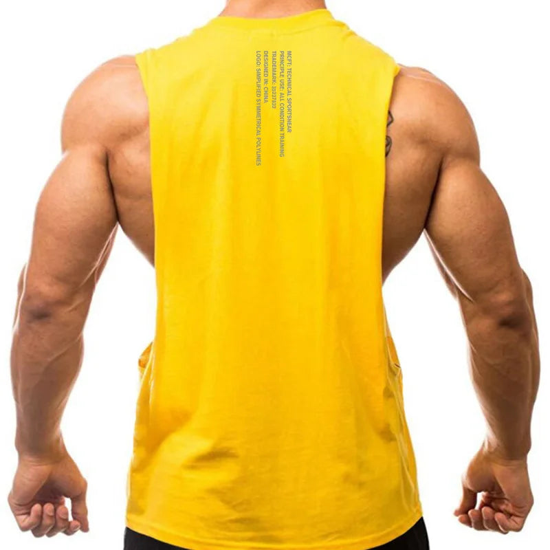Men's Cut-Off Tank Top