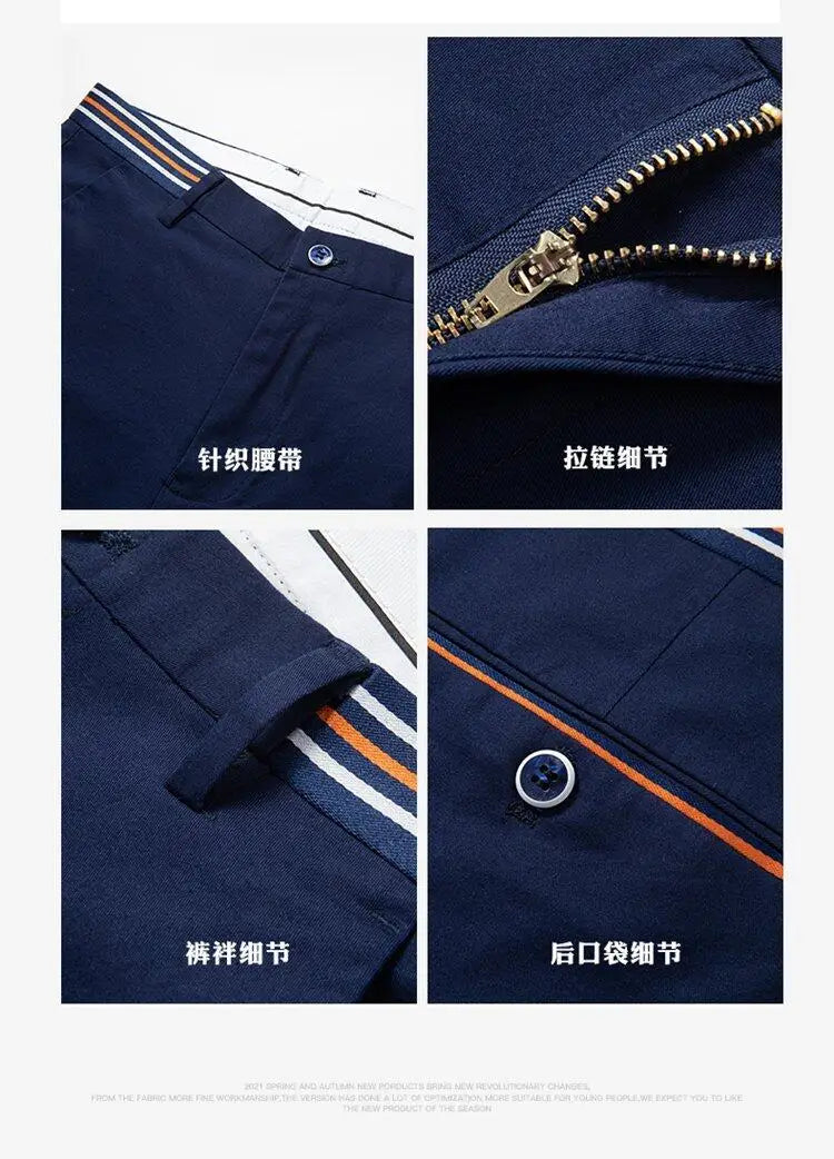 Men's Casual Elastic-Waist Shorts
