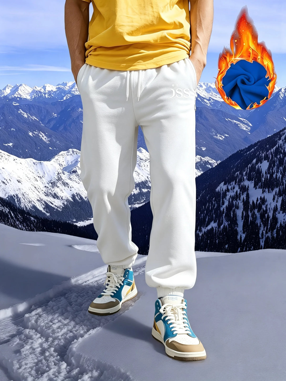 Men's Fleece-Lined Sweatpants