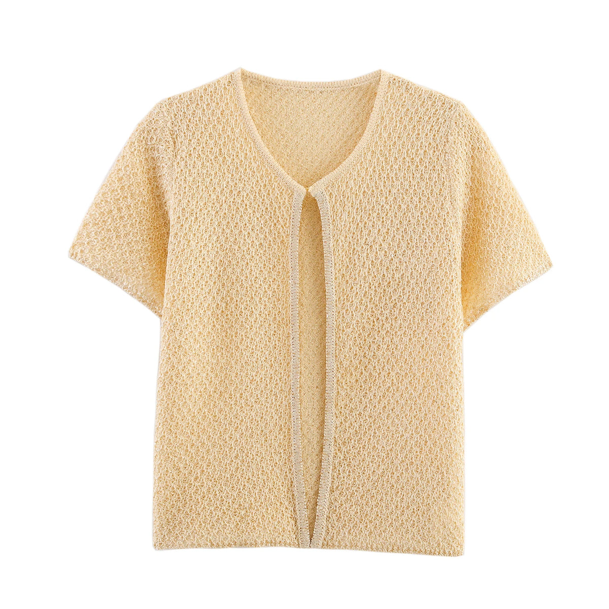 Pearl-Trim Knit Sweater Vest