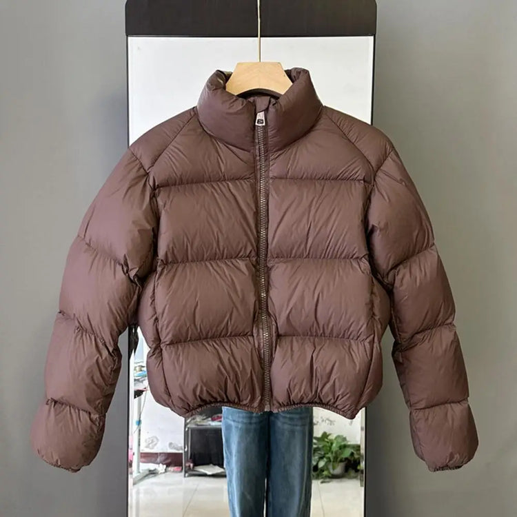 Women Autumn Winter Short Down Jacket Stand Collar Warm Casual Elegant Sleeveless Coats Outdoor Quilted Travel Jackets Clothes