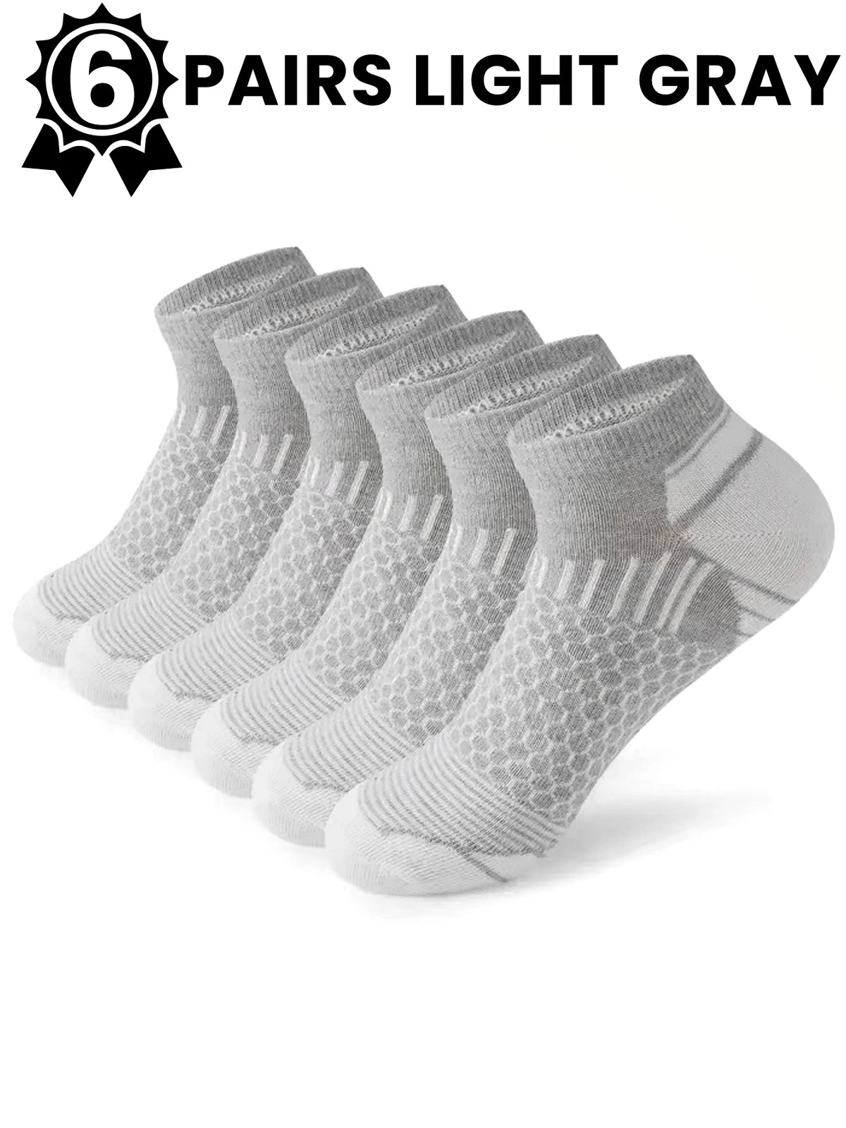 Men's Athletic Ankle Socks, 12 Pairs