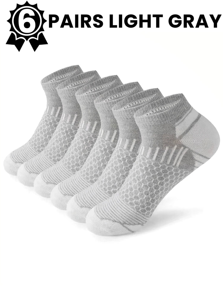 Men's Athletic Ankle Socks, 12 Pairs