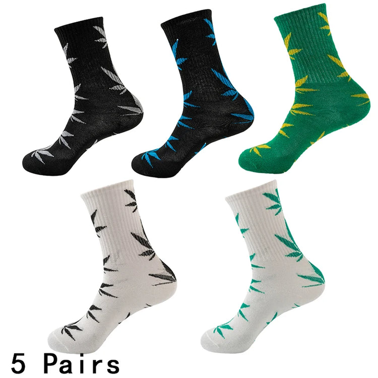 Men's Vintage Athletic Socks, 5 Pairs