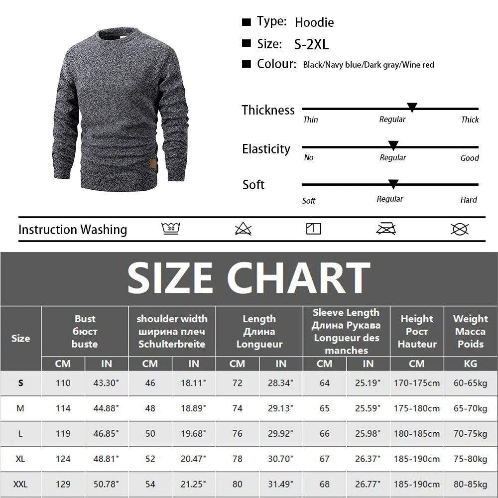 Men's Casual Crewneck Sweater