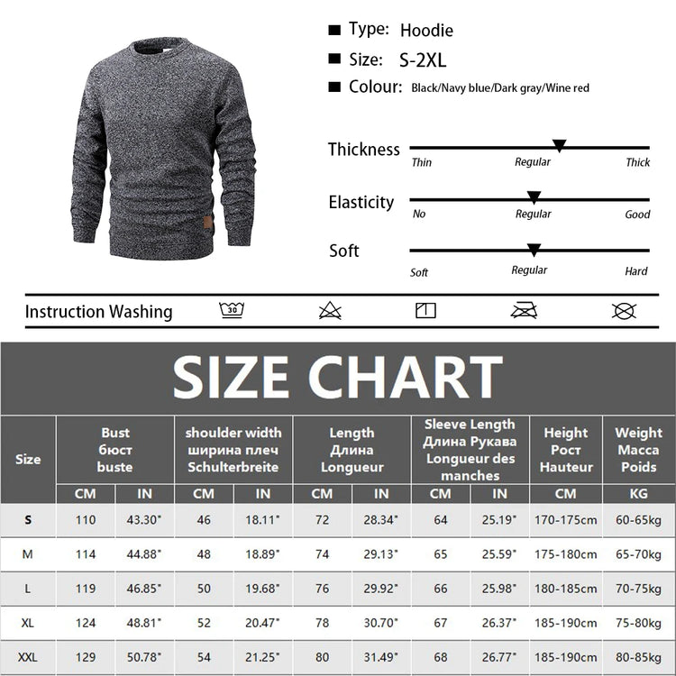 Men's Casual Crewneck Sweater