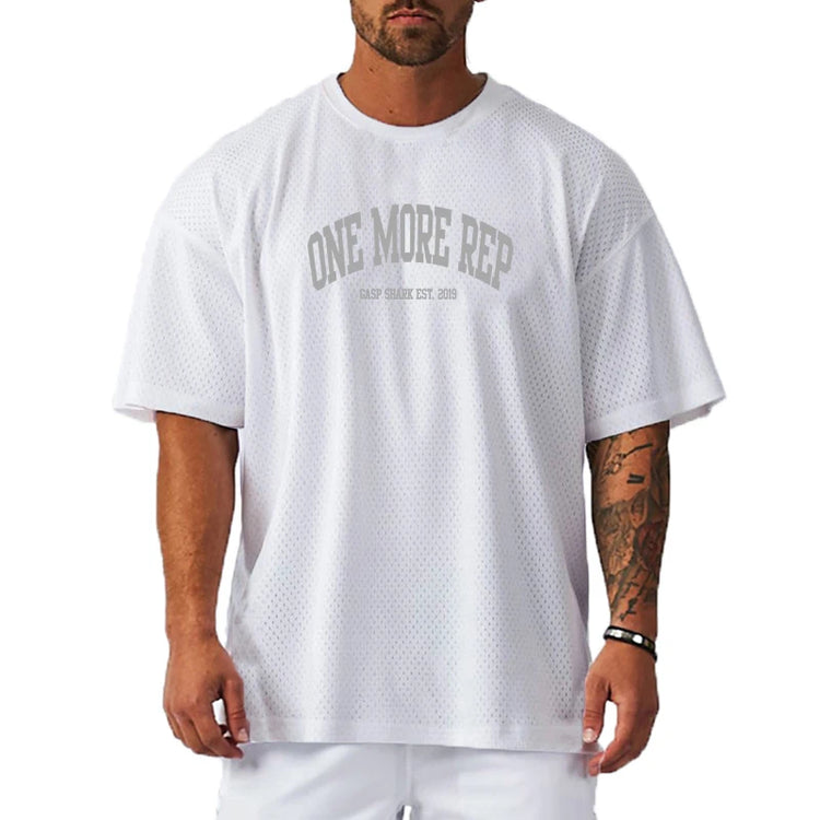 Men's Oversized Mesh T-Shirt